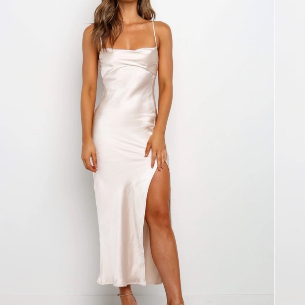 Petal and Pup Cheya Dress Champagne, Size 6